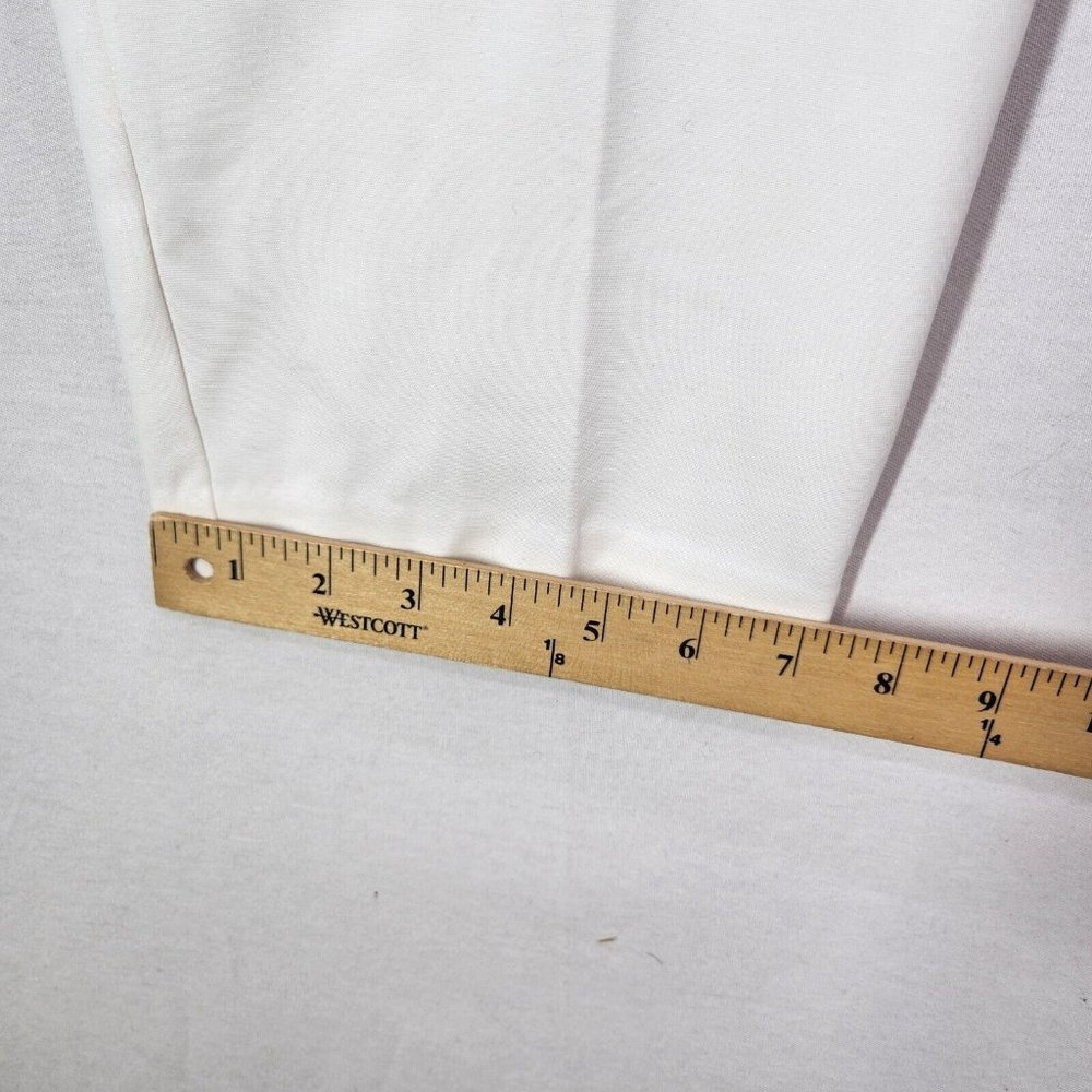 Liz Claiborne Womens Ankle Capri Stretch Pants Size 18 Career Emma Classic White - Picture 5 of 15